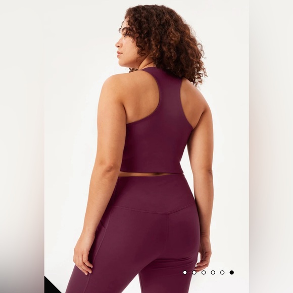 Girlfriend Collective Plum Paloma Racerback Bra - Picture 10 of 15